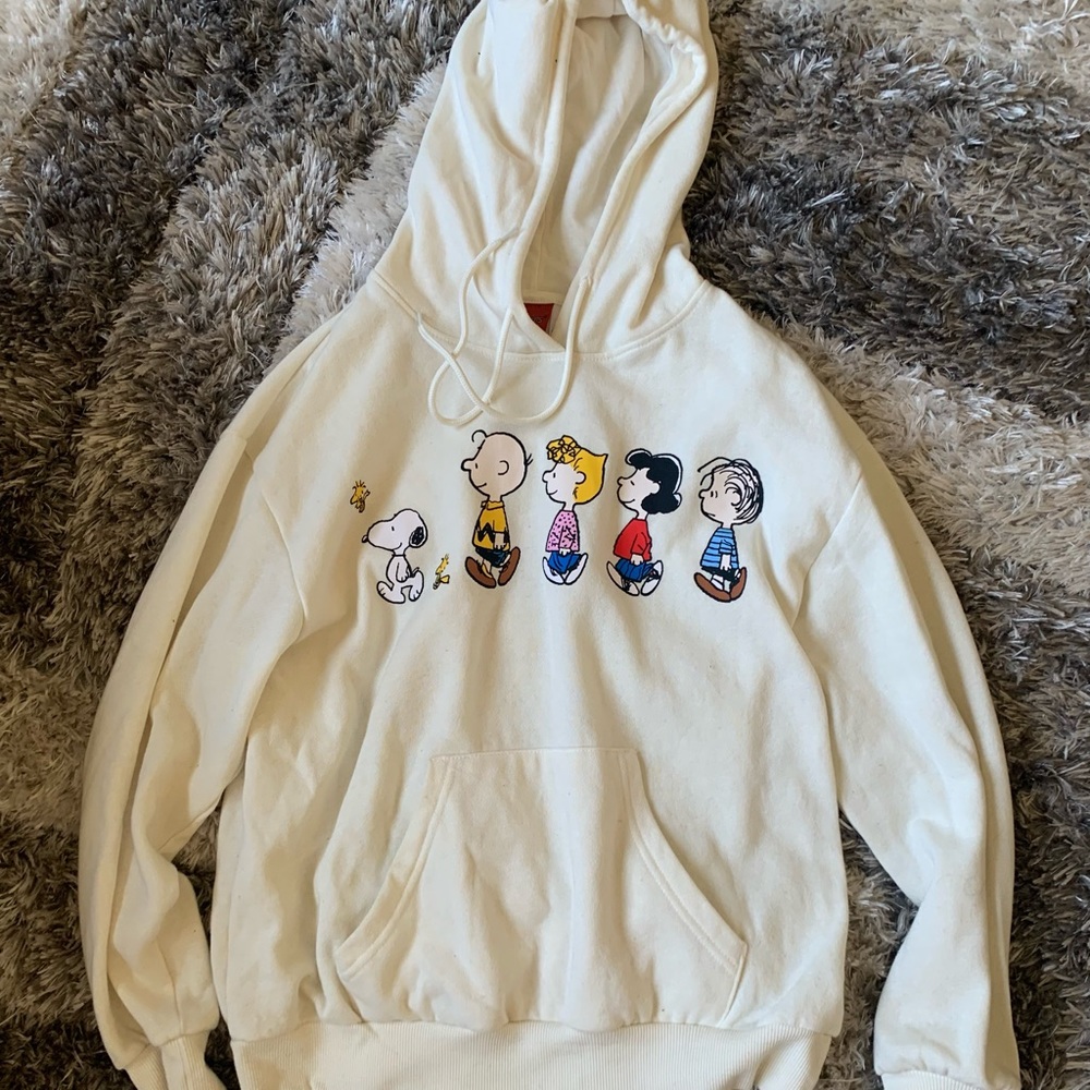 Cafepress white peanuts hoodie